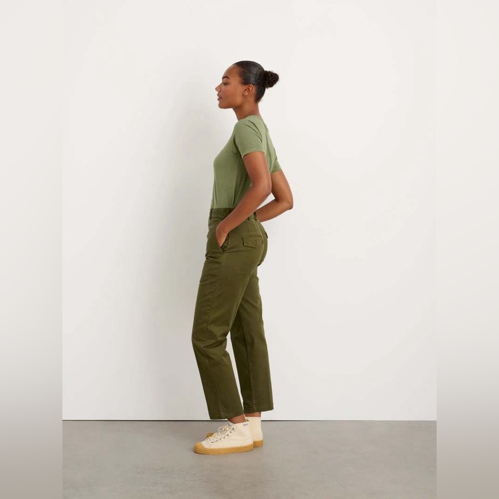 Alex Mill BOYISH CHINO pants - MILITARY OLIVE size 12